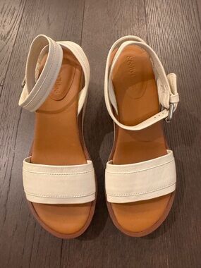 See By Chloé Cream Ankle-Strap platform sandals neutral